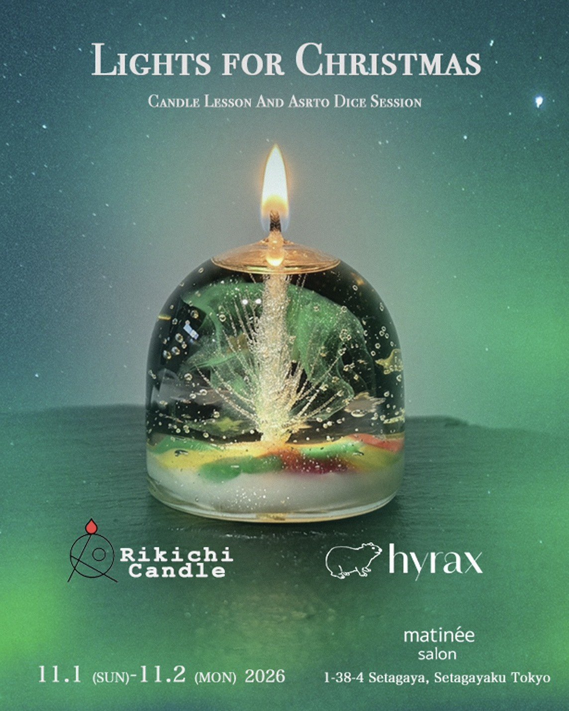 Lights for Christmas — Candle Lesson & Astro Dice Session